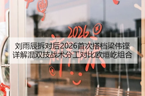 刘雨辰拆对后2026首次搭档梁伟铿 详解混双技战术分工对比欧烜屹组合